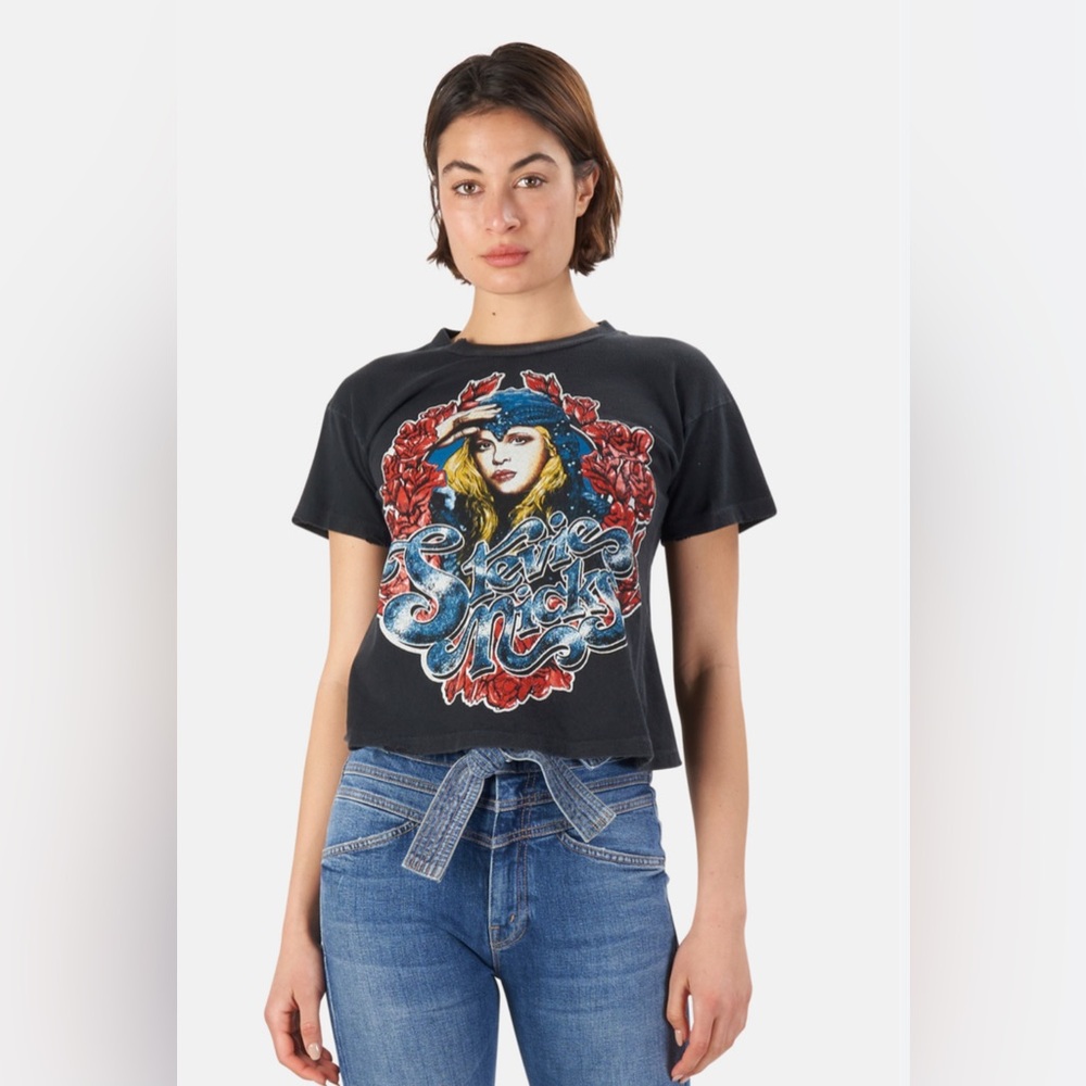 Madeworn Stevie Nicks Crop Tee